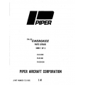 Piper Cherokee PA-32, PA-32-260, PA-32-300, PA-32R-300 Parts Catalog v09 Part #753-689